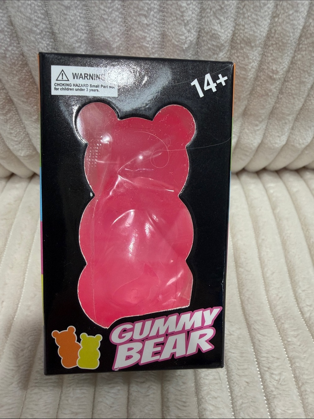 Pink Gummy Bear - Blast Bear Squueze Toy.